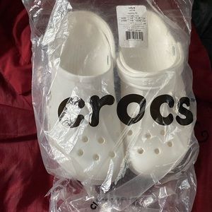 Crocs 10126 Unisex Baya Clog Men US 9 - White